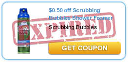 $0.50 off Scrubbing Bubbles Shower Foamer