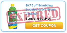 $0.75 off Scrubbing Bubbles Active Scrub Cleanser
