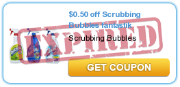 $0.50 off Scrubbing Bubbles fantastik