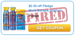 $0.50 off Pledge Multi Surface product